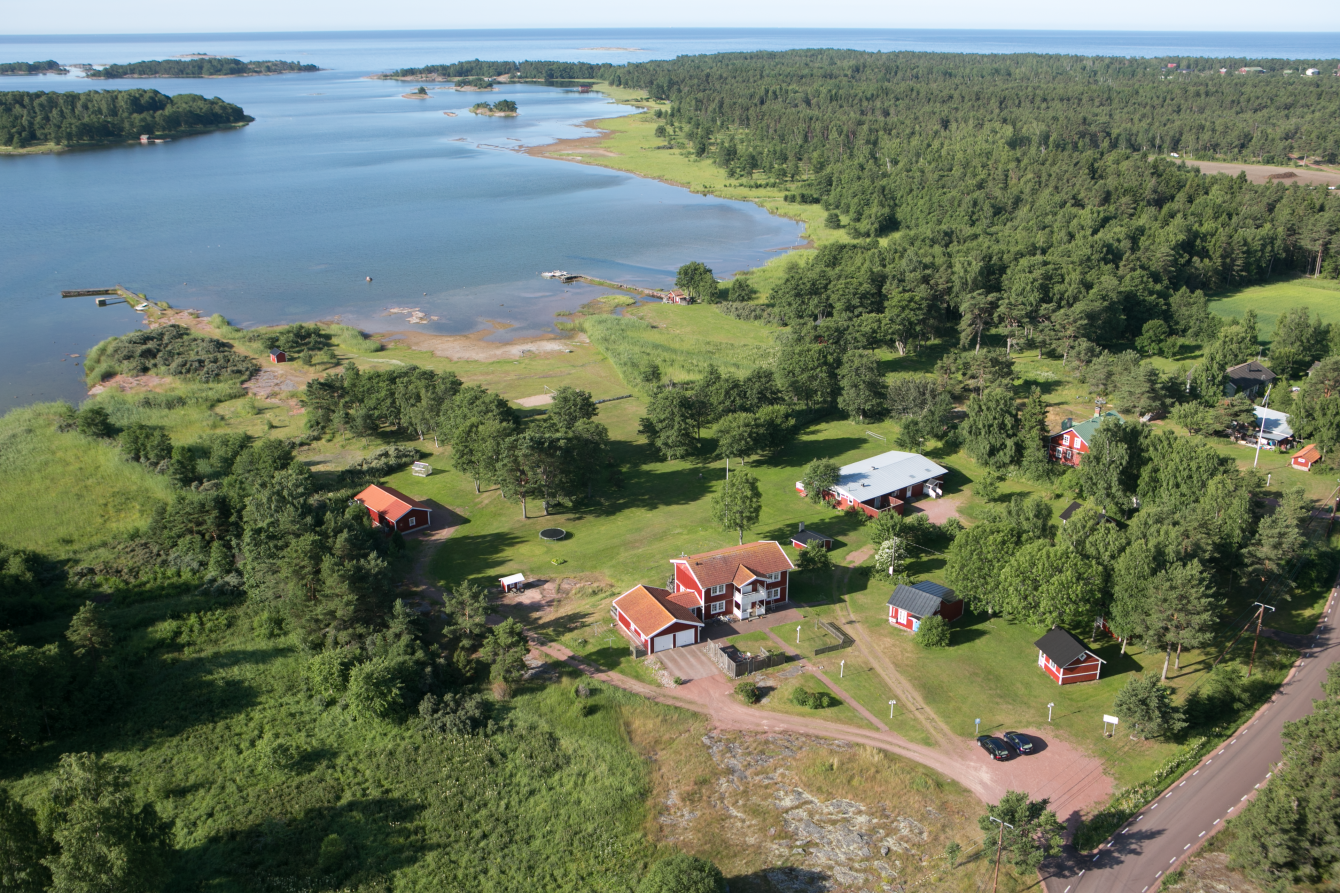 Flygfoto djurviks gästgård